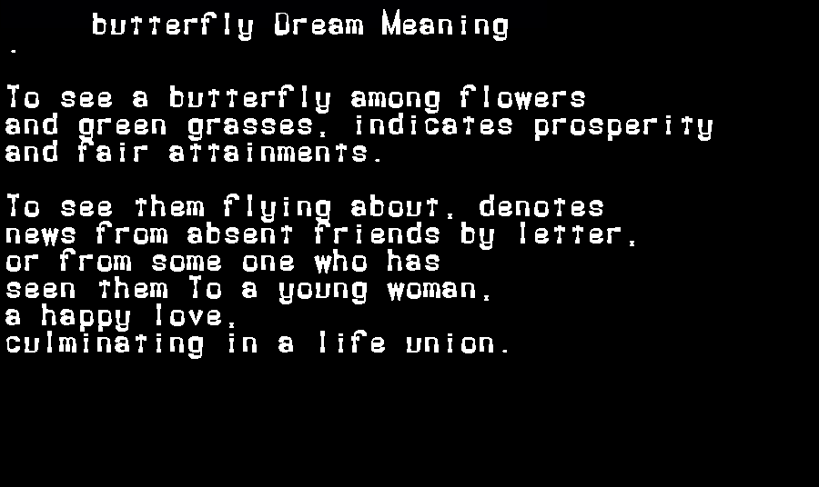  dream meanings butterfly