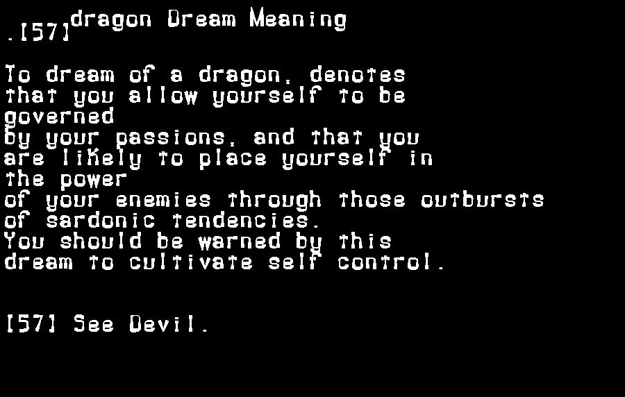  dream meanings dragon