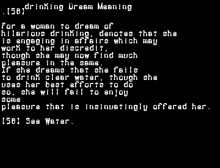  dream meanings drinking