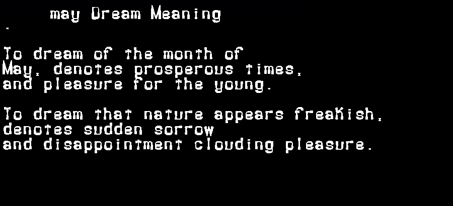  dream meanings may