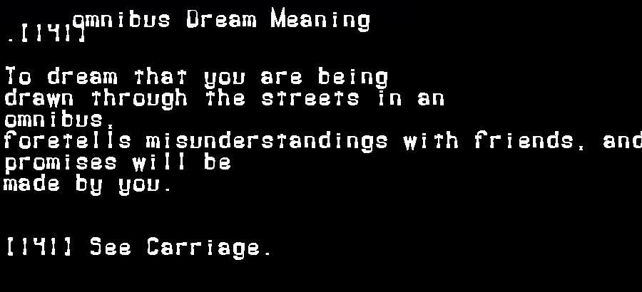  dream meanings omnibus